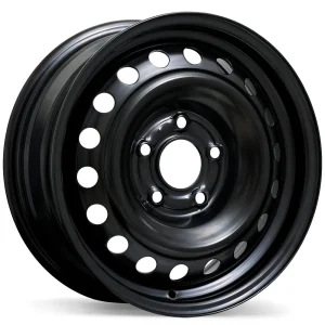Fast Wheels – Steel / Acier – Black – 15″x6″ 41mm – All weather Wheels – ES80-1560-65BN+41C671